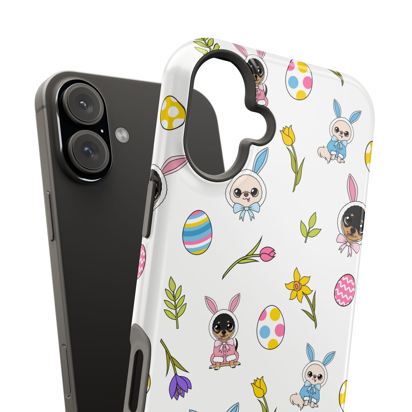 Cedric & Maya Easter Pattern Magnetic Tough Phone Case