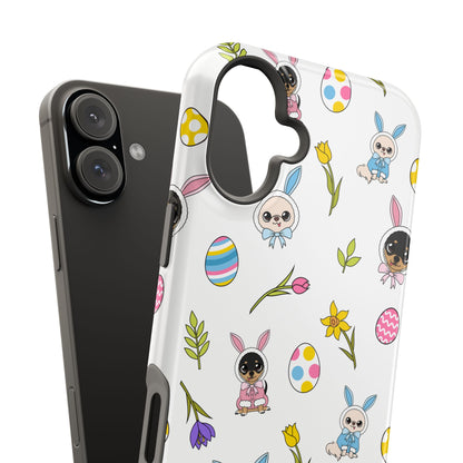 Cedric & Maya Easter Pattern Magnetic Tough Phone Case