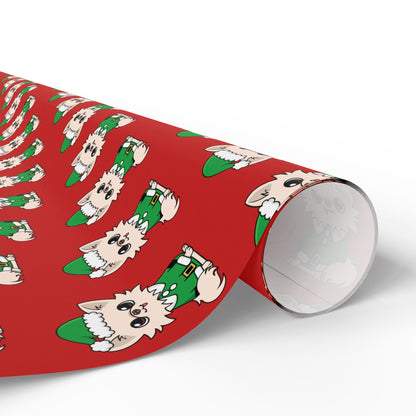 Elf Cedric's Festive Wrapping Paper