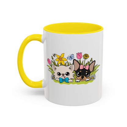 Cedric and Maya's Spring Garden Tour Accent Coffee Mug