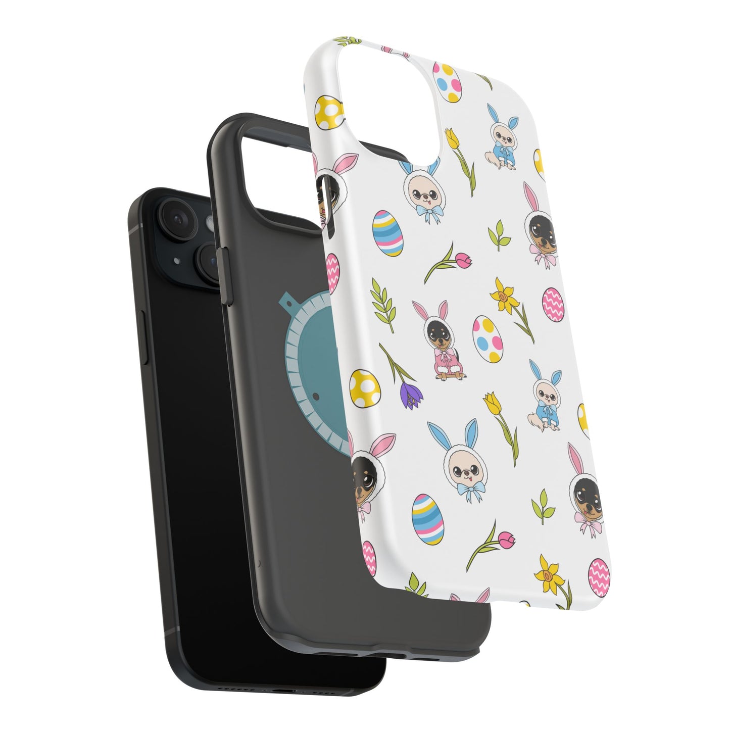 Cedric & Maya Easter Pattern Magnetic Tough Phone Case