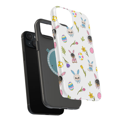 Cedric & Maya Easter Pattern Magnetic Tough Phone Case