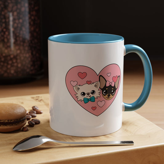 Taza Corazón de hermano de Cedric y Maya