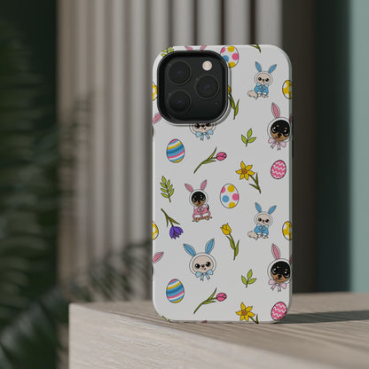 Cedric & Maya Easter Pattern Magnetic Tough Phone Case
