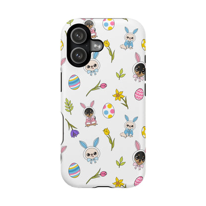 Cedric & Maya Easter Pattern Magnetic Tough Phone Case