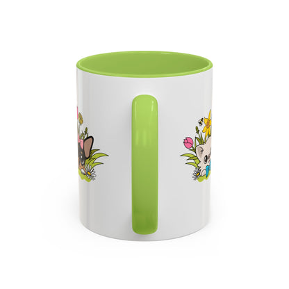 Cedric and Maya's Spring Garden Tour Accent Coffee Mug