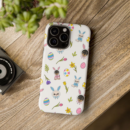 Cedric & Maya Easter Pattern Magnetic Tough Phone Case