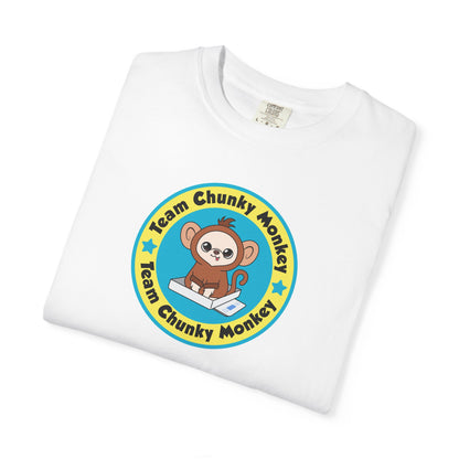 Team Chunky Monkey Badge Unisex Garment-Dyed T-shirt – Proud & Playful