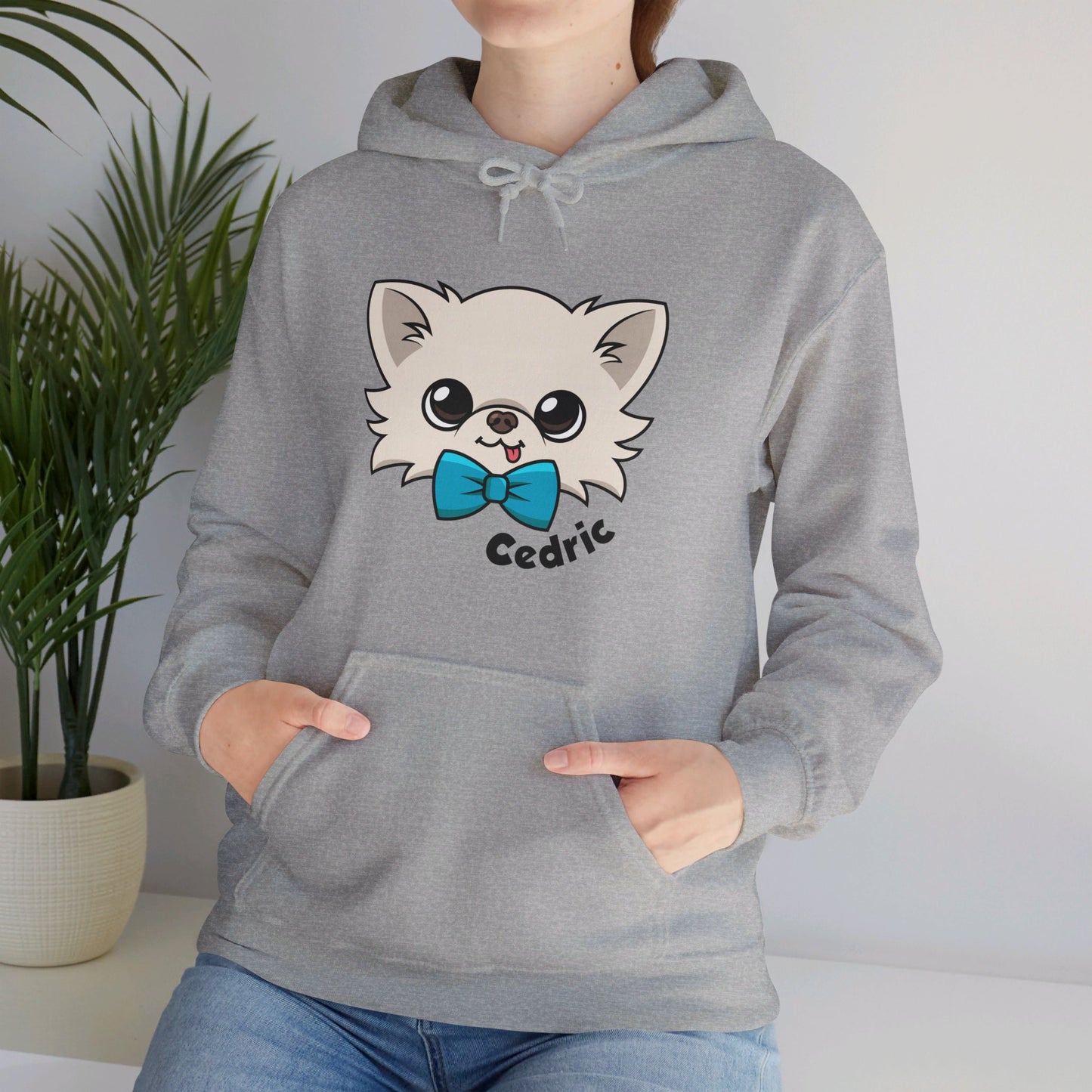 Sudadera con capucha clásica de Tiny Chihuahua Cedric