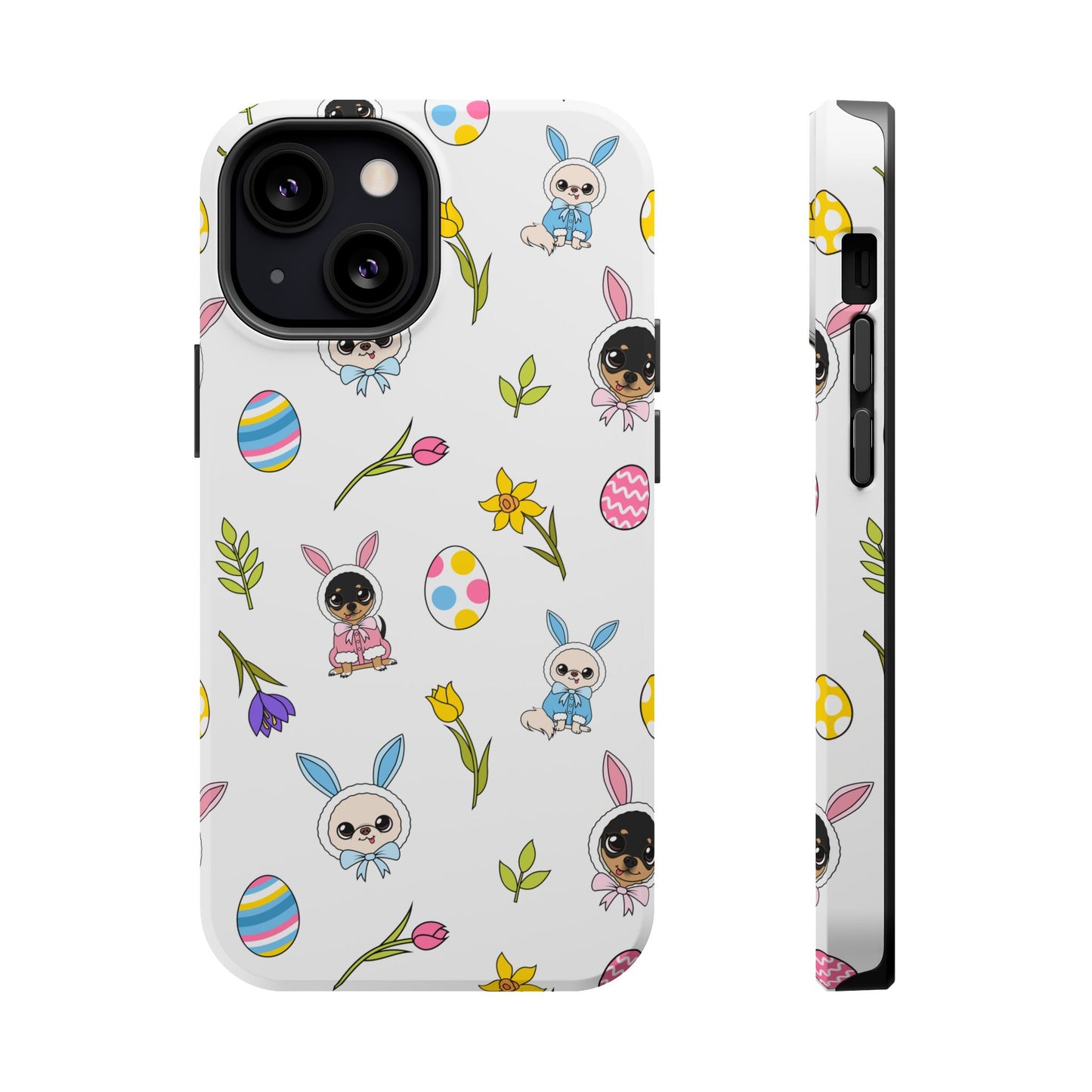 Cedric & Maya Easter Pattern Magnetic Tough Phone Case