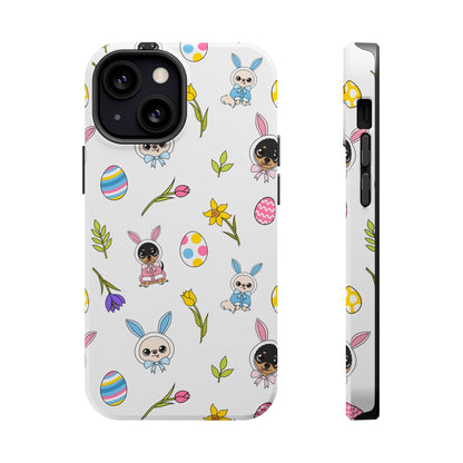 Cedric & Maya Easter Pattern Magnetic Tough Phone Case