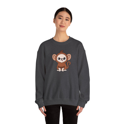 Chunky Monkey Cedric Unisex Crewneck Sweatshirt – Tiny, Safe, Loved
