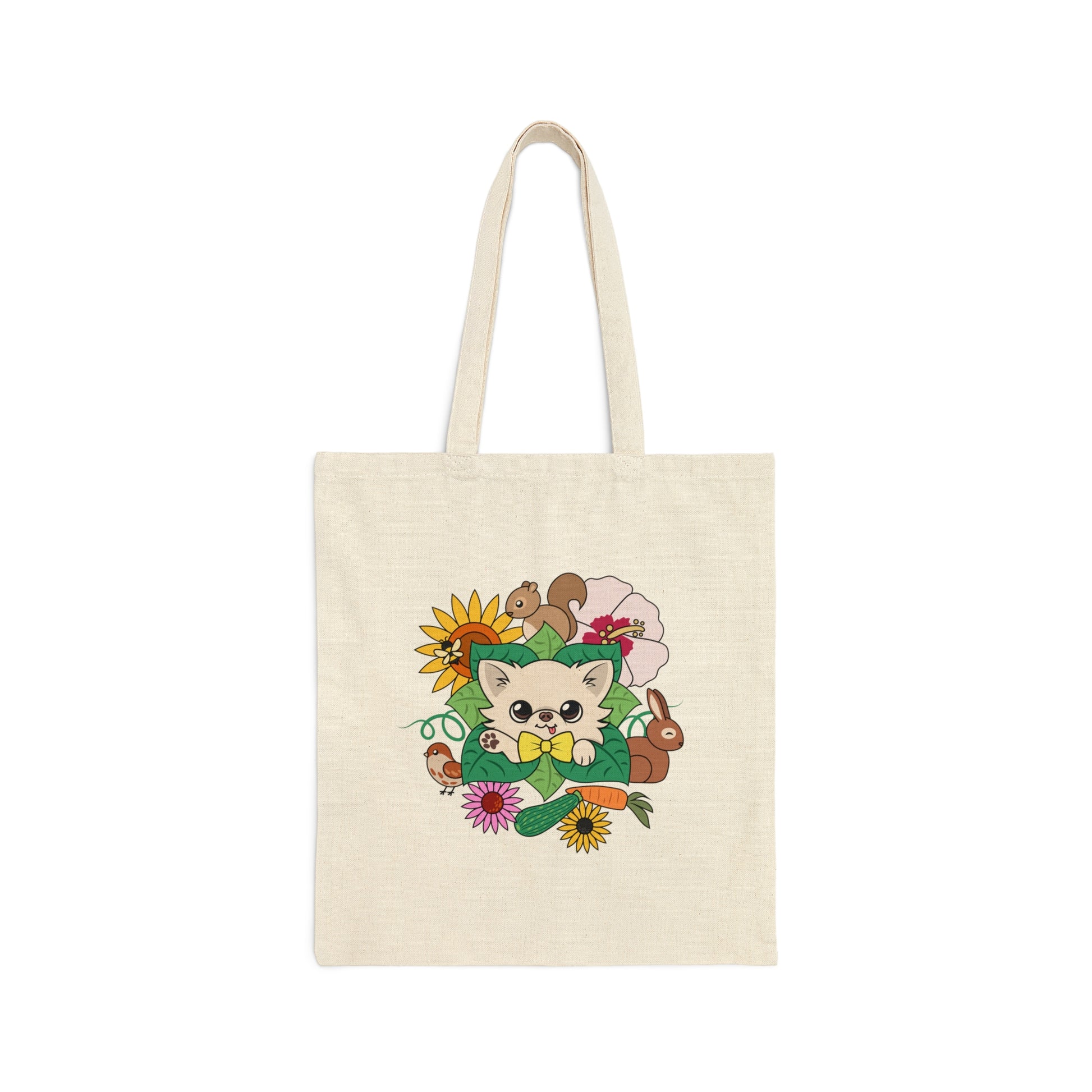 Cedric's Garden Tour Cotton Tote - Tiny Chihuahua Shop