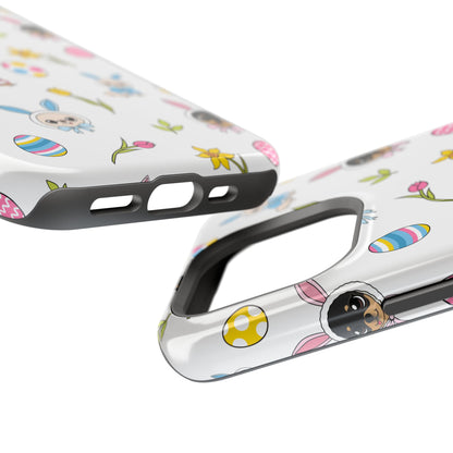 Cedric & Maya Easter Pattern Magnetic Tough Phone Case