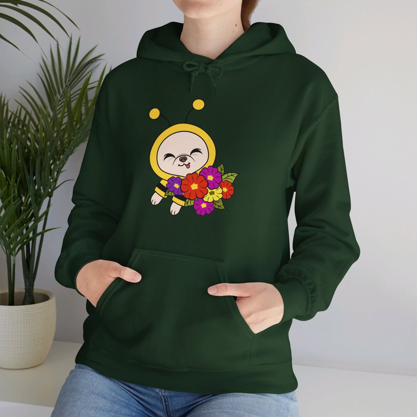 Sudadera con capucha con clasificación de flores de Beedric