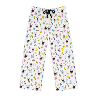 Cedric & Maya Easter Pattern Men’s Pajama Pants – Gentle Spring Joy