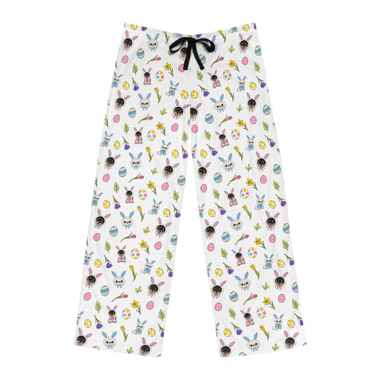 Cedric & Maya Easter Pattern Men’s Pajama Pants – Gentle Spring Joy