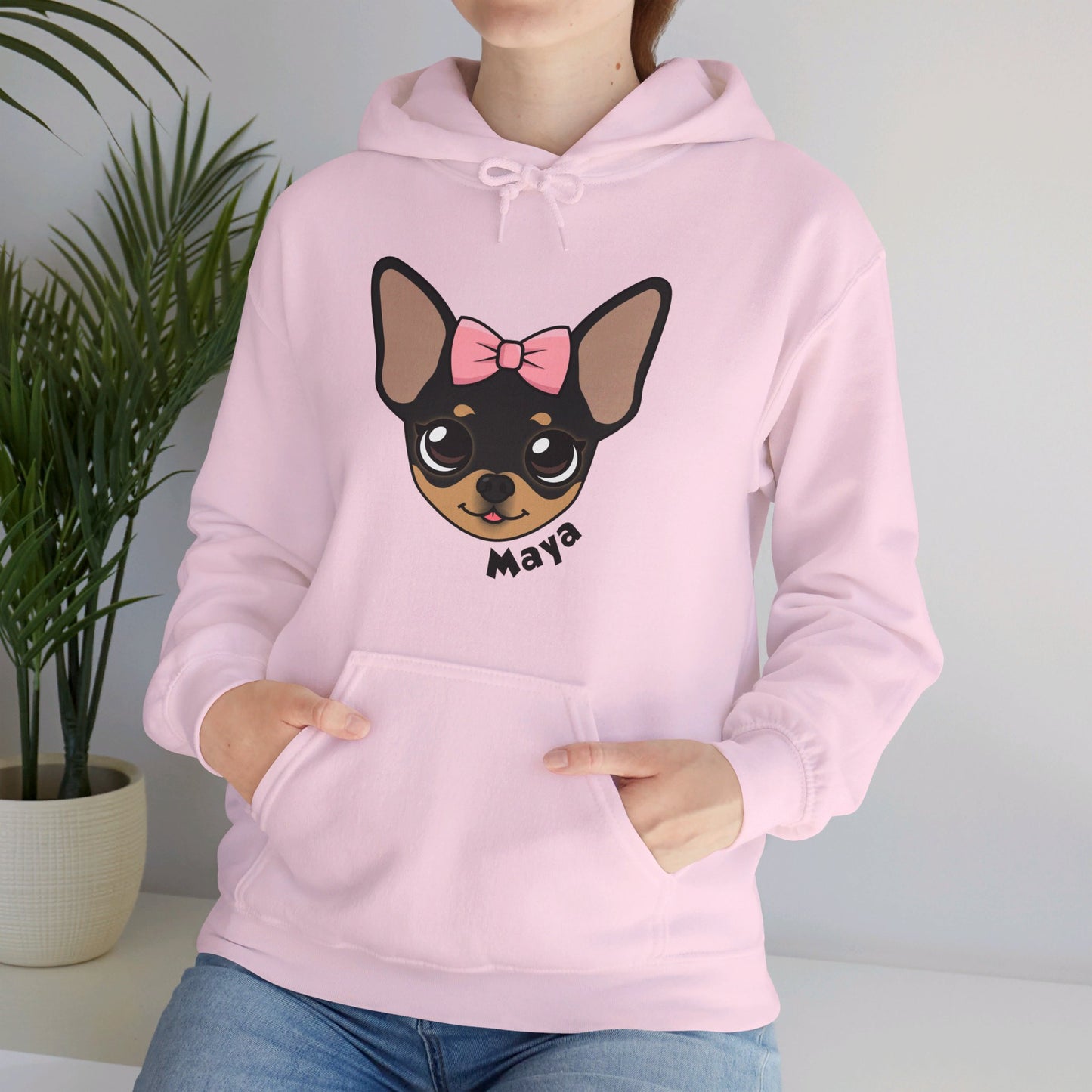 Sudadera con capucha cómoda y acogedora de Tiny Chihuahua Maya