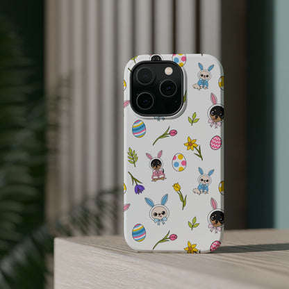 Cedric & Maya Easter Pattern Magnetic Tough Phone Case