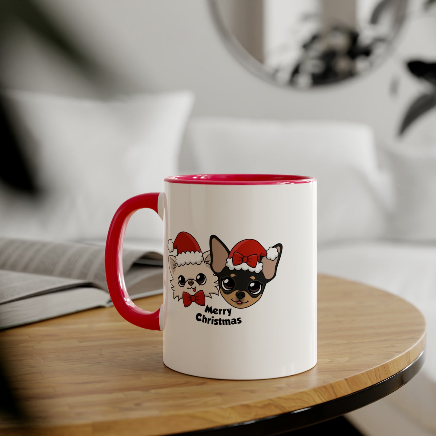 Cedric & Maya's Merry Christmas Mug - Tiny Chihuahua Shop