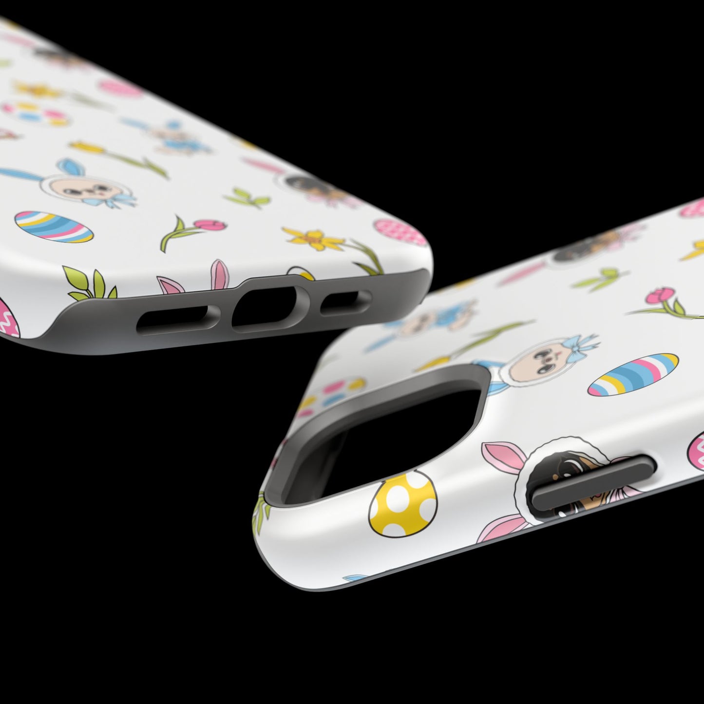 Cedric & Maya Easter Pattern Magnetic Tough Phone Case