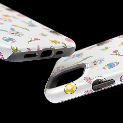 Cedric & Maya Easter Pattern Magnetic Tough Phone Case