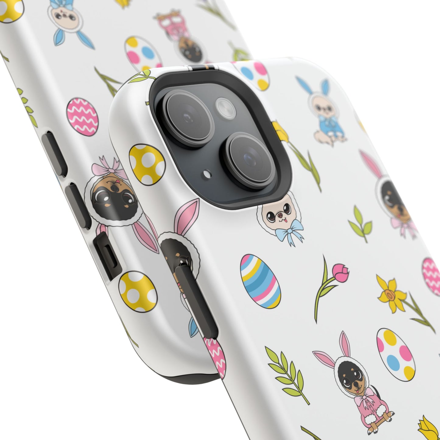 Cedric & Maya Easter Pattern Magnetic Tough Phone Case
