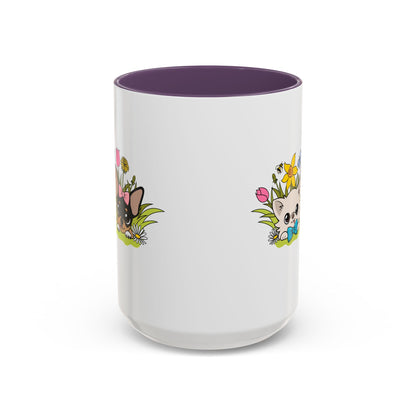 Cedric and Maya's Spring Garden Tour Accent Coffee Mug