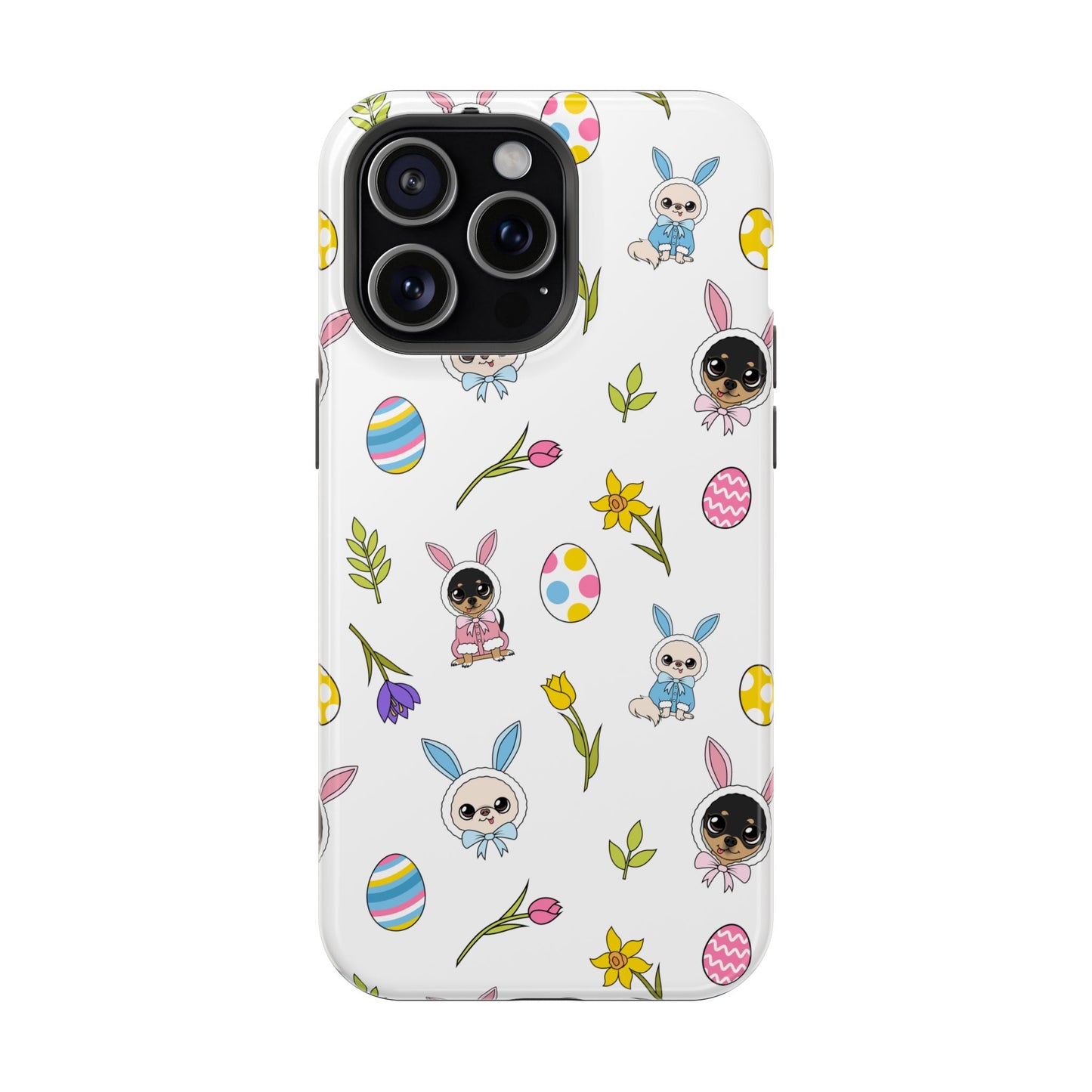 Cedric & Maya Easter Pattern Magnetic Tough Phone Case