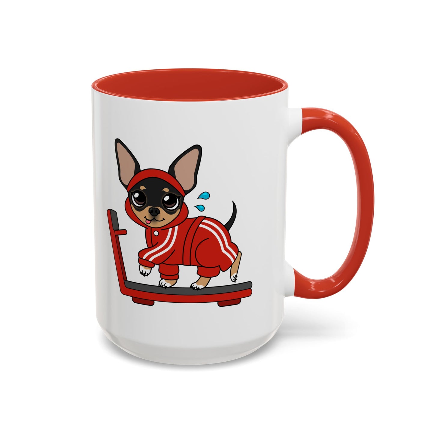 Team Skinny Maya Treadmill Accent Mug – Small Steps, Warm Sips