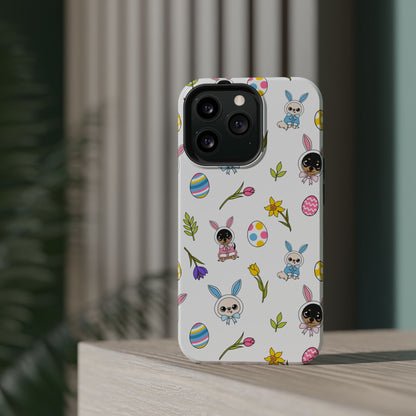 Cedric & Maya Easter Pattern Magnetic Tough Phone Case