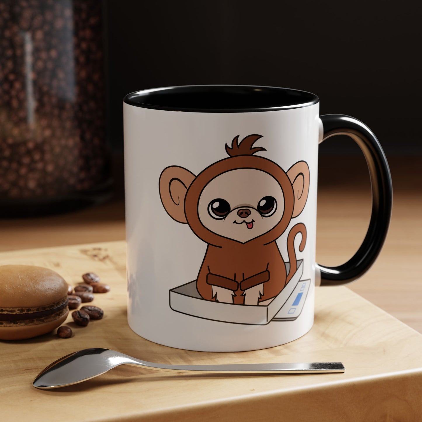 Chunky Monkey Weigh-In Moment Accent Coffee Mug