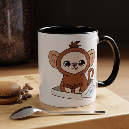 Chunky Monkey Weigh-In Moment Accent Coffee Mug