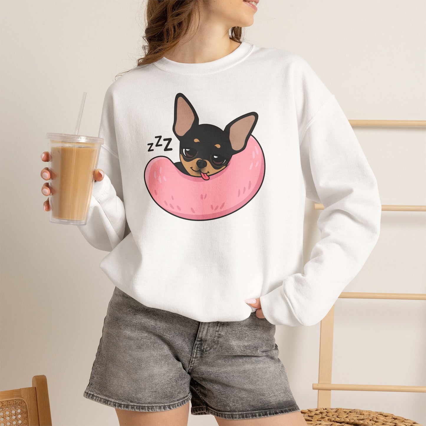 Sleepy Nap Time Maya Unisex Crewneck Sweatshirt – Safe, Soft Rest
