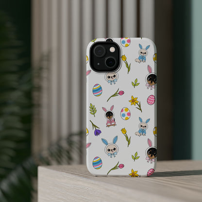 Cedric & Maya Easter Pattern Magnetic Tough Phone Case