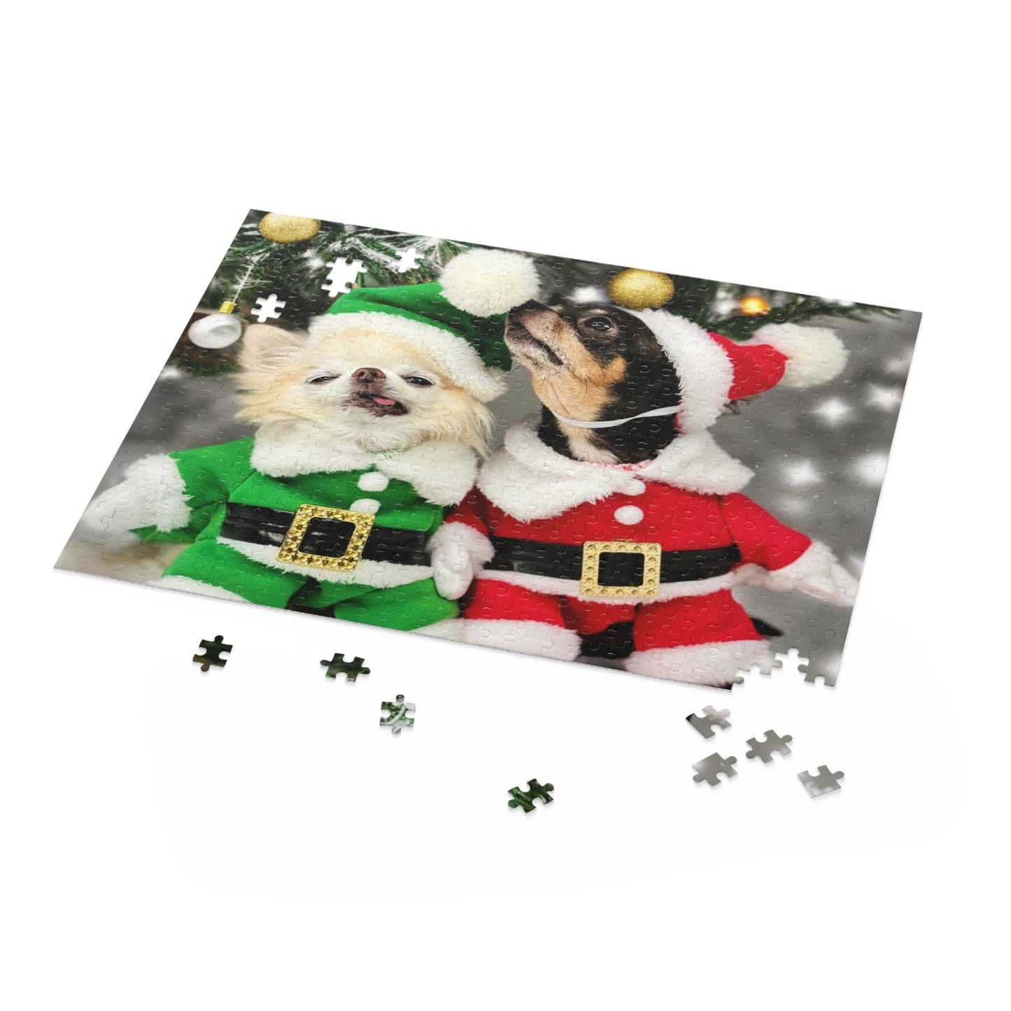 Puzzle - Elf Cedric and Santa Maya