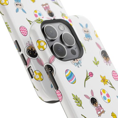 Cedric & Maya Easter Pattern Magnetic Tough Phone Case