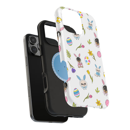Cedric & Maya Easter Pattern Magnetic Tough Phone Case
