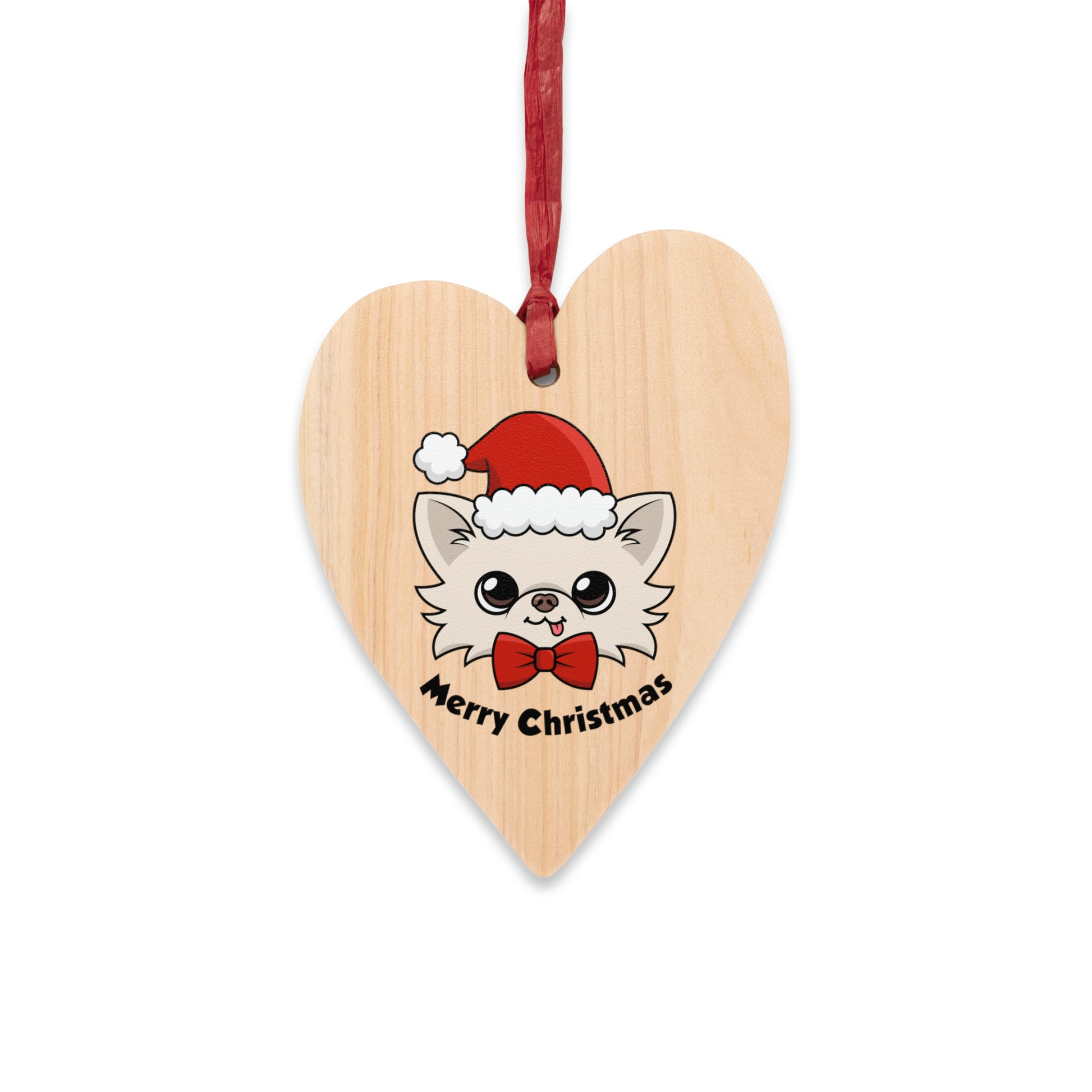 Cedric's Merry Ornament - Red Santa - Tiny Chihuahua Shop