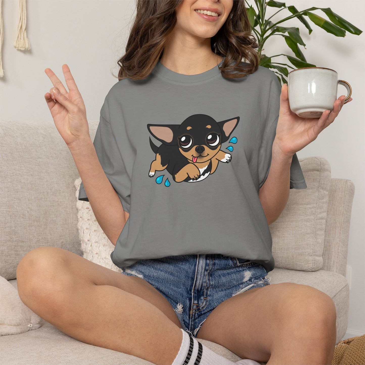 Air Swimming Maya Unisex Garment-Dyed T-Shirt – Gentle Breezes