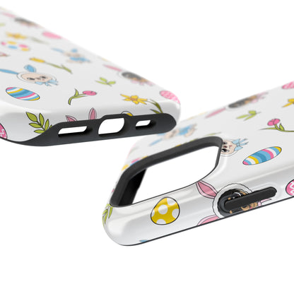 Cedric & Maya Easter Pattern Magnetic Tough Phone Case