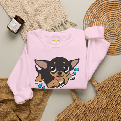 Air Swimming Maya Unisex Crewneck Sweatshirt – Gentle Summer Paws