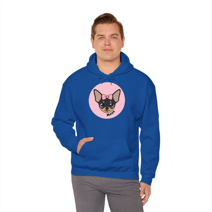 Tiny Chihuahua Maya's Cozy Comfort Hoodie - Dark Edition - Tiny Chihuahua Shop