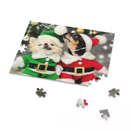 Puzzle - Elf Cedric and Santa Maya