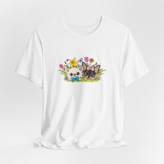 Camiseta unisex Cedric y Maya Spring Garden Tour