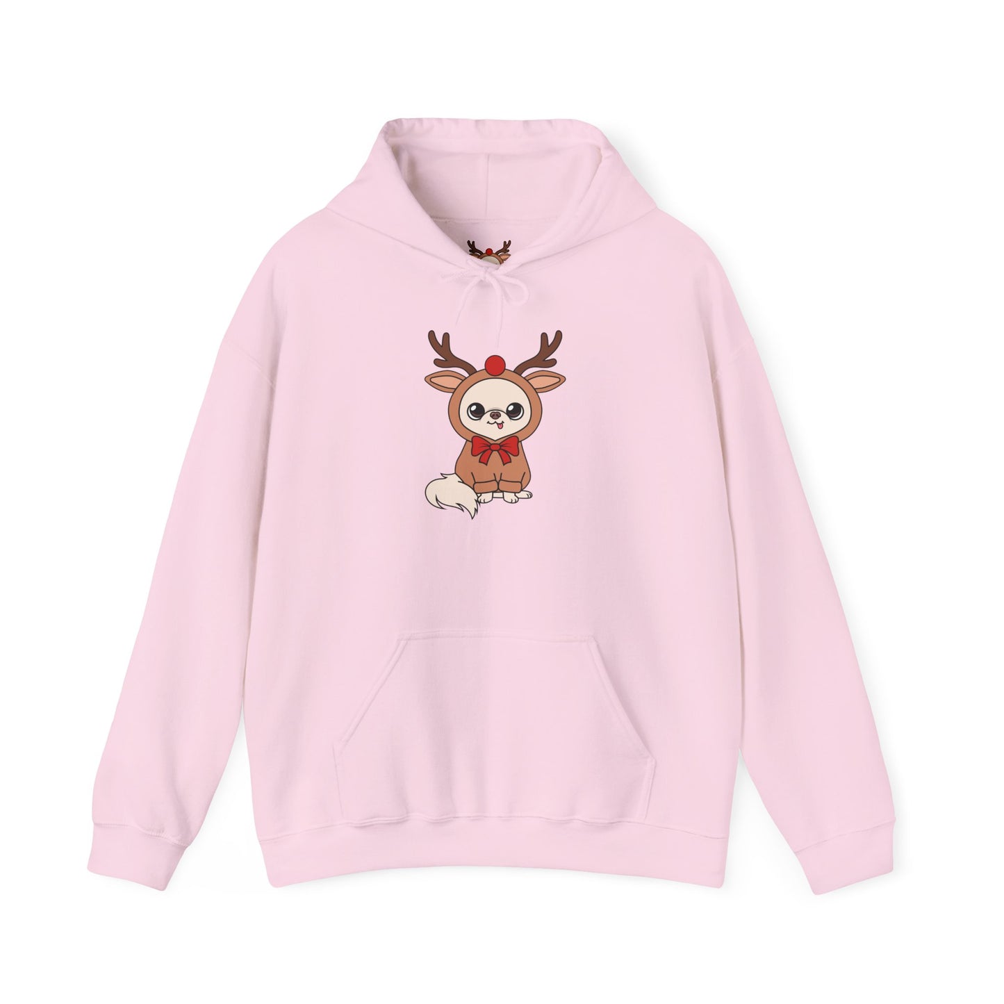 Cedric Reindeer Cheer Unisex Hoodie – Tiny Festive Joy