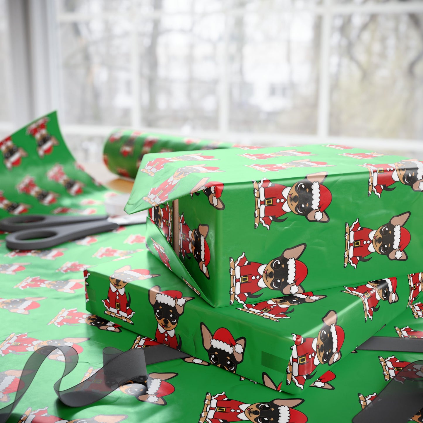 Santa Maya's Festive Wrapping Paper