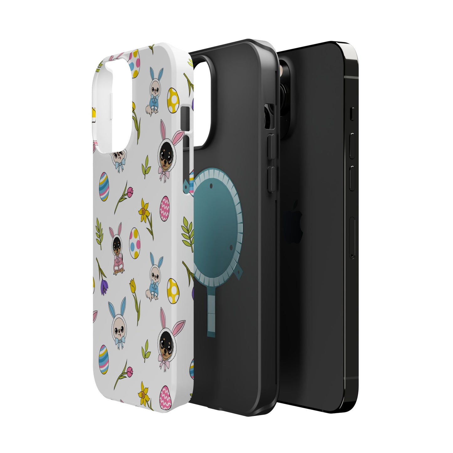 Cedric & Maya Easter Pattern Magnetic Tough Phone Case