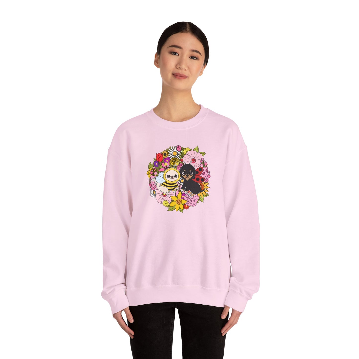 Blooming Garden Bug‑Chis Sweatshirt