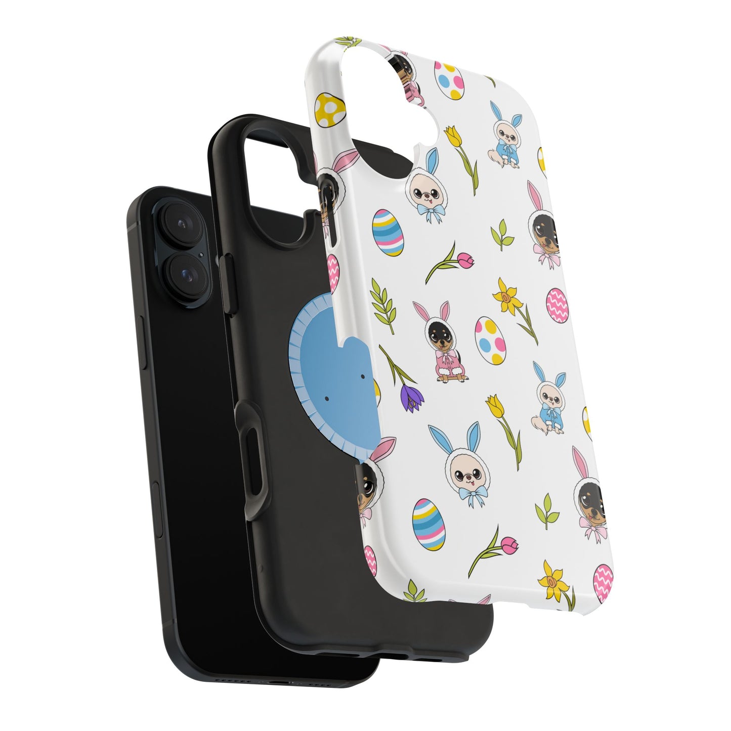 Cedric & Maya Easter Pattern Magnetic Tough Phone Case